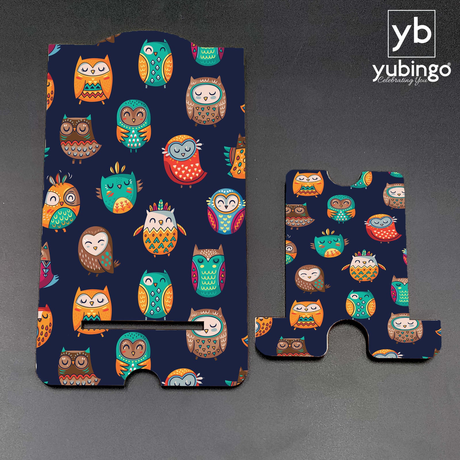 Owly Pattern Mobile Stand-Image5