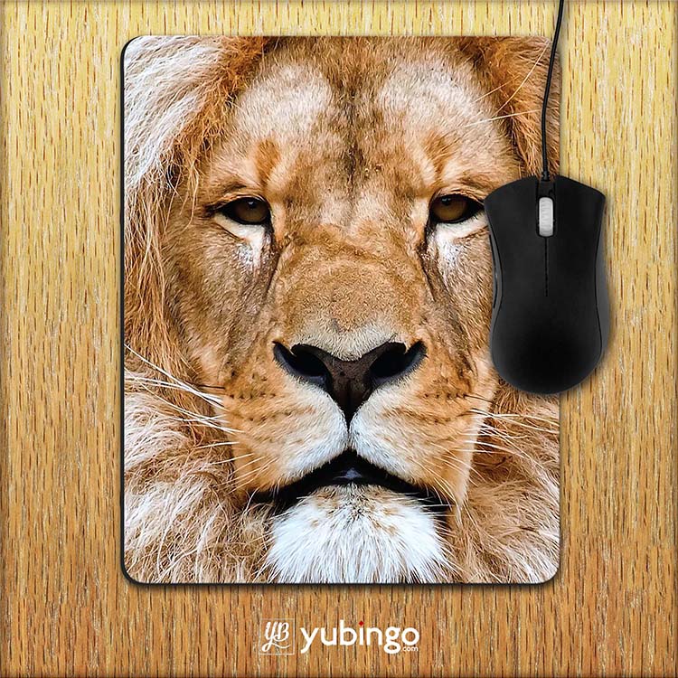 Portrait of Lion Mouse Pad-Image2
