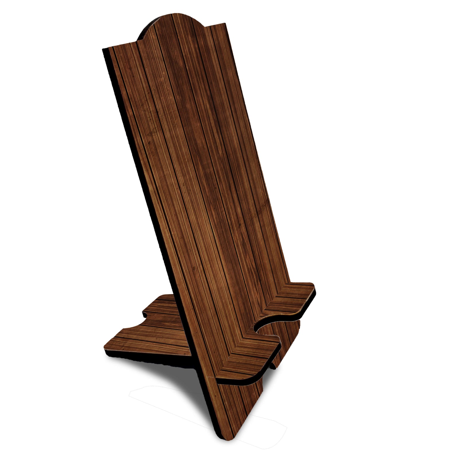 Printed Wooden Pattern Mobile Stand