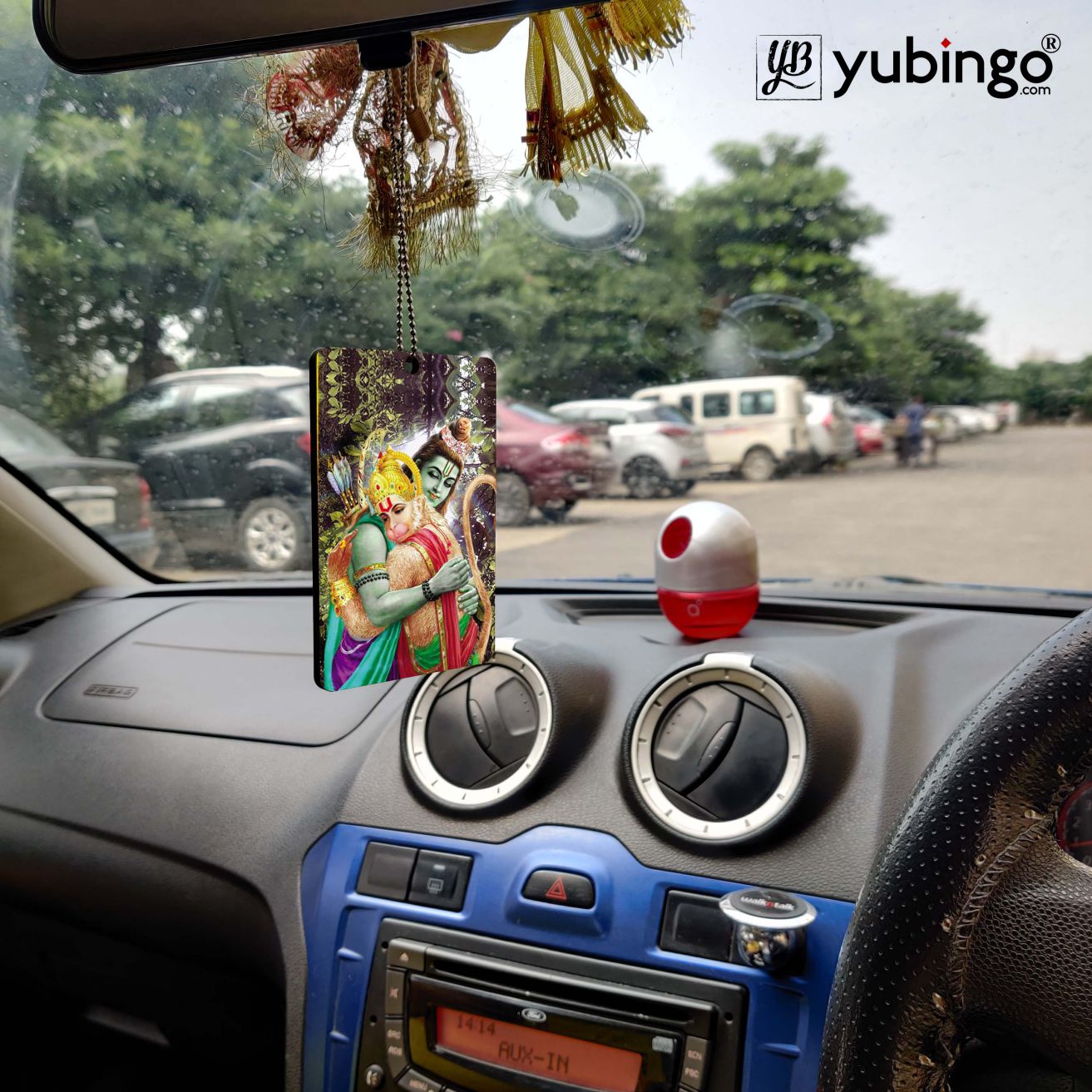 Ram And Hanuman Ji Car Hanging-Image2