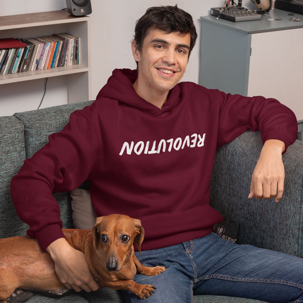 Revolution.. Hoodie-Maroon