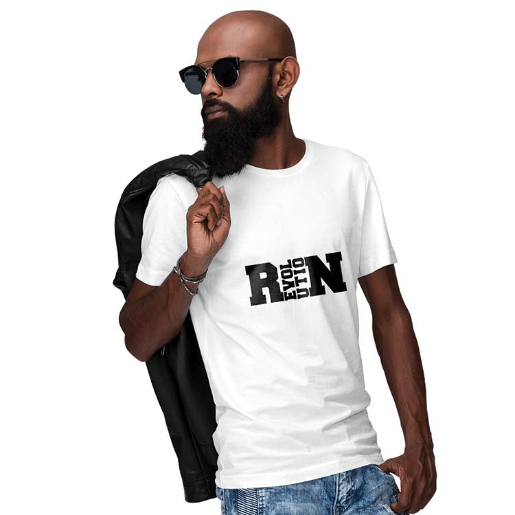Revolution Men T-Shirt-White