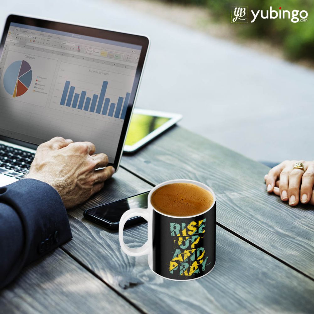 Rise Up and Pray Coffee Mug-Image2