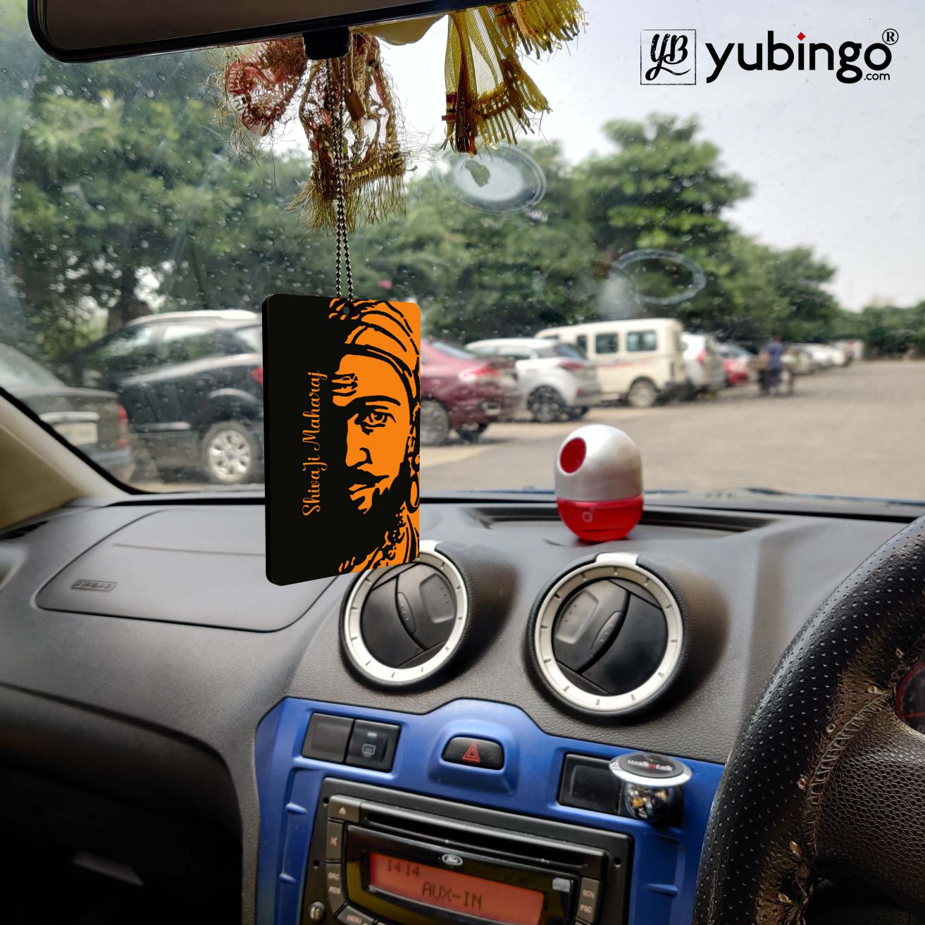 Shivaji Maharaj Car Hanging-Image2