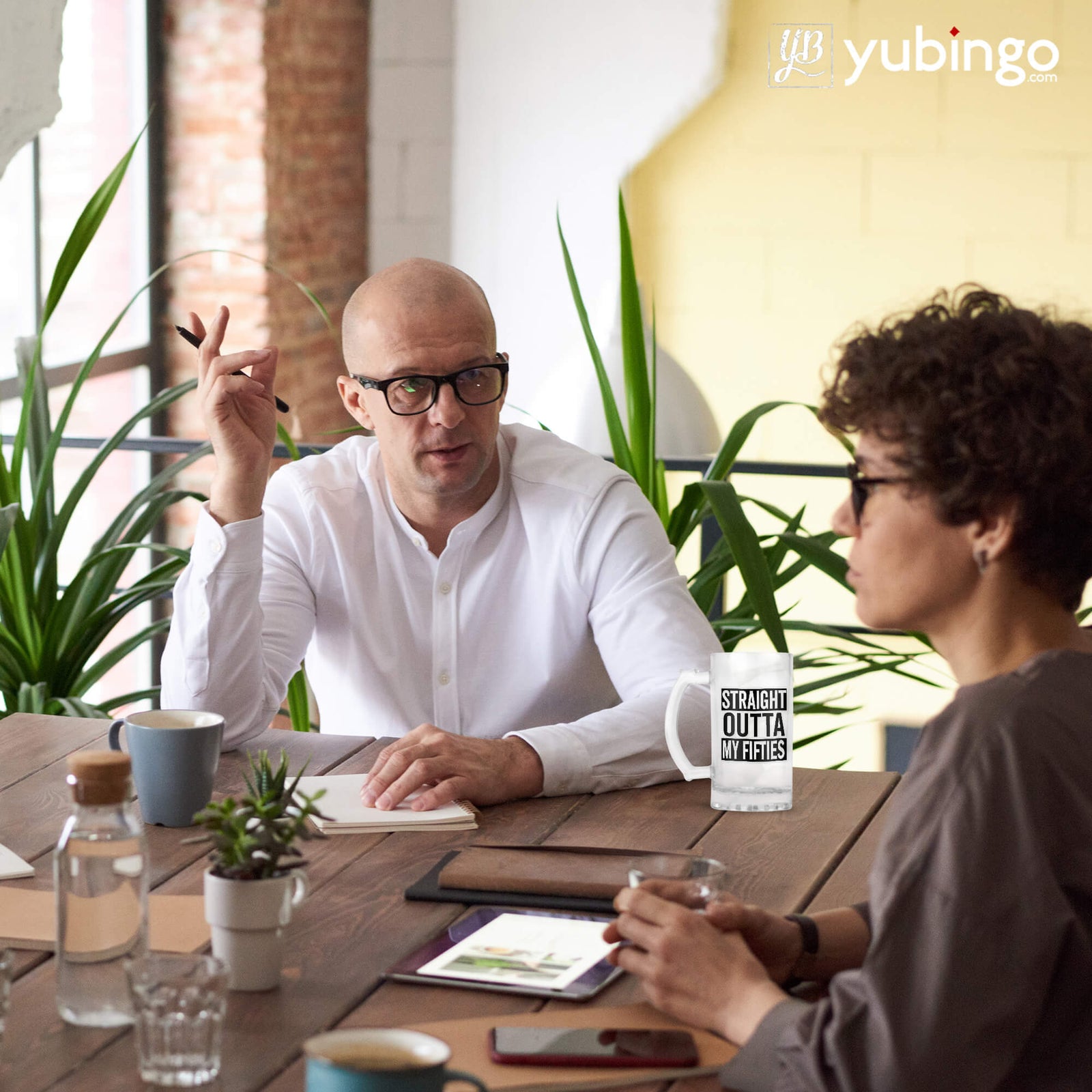 Straight Outta Fifties Beer Mug-Image2