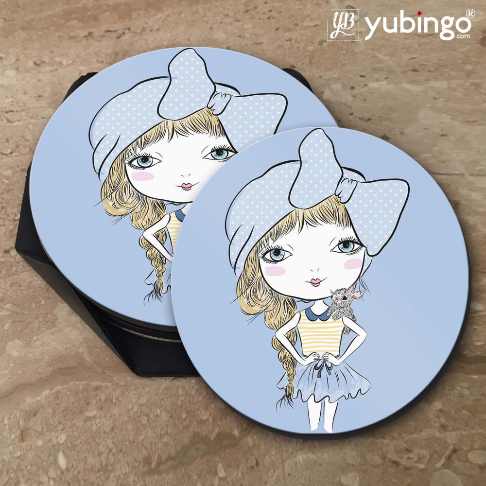 Sweet Little Girl Coasters-Image5