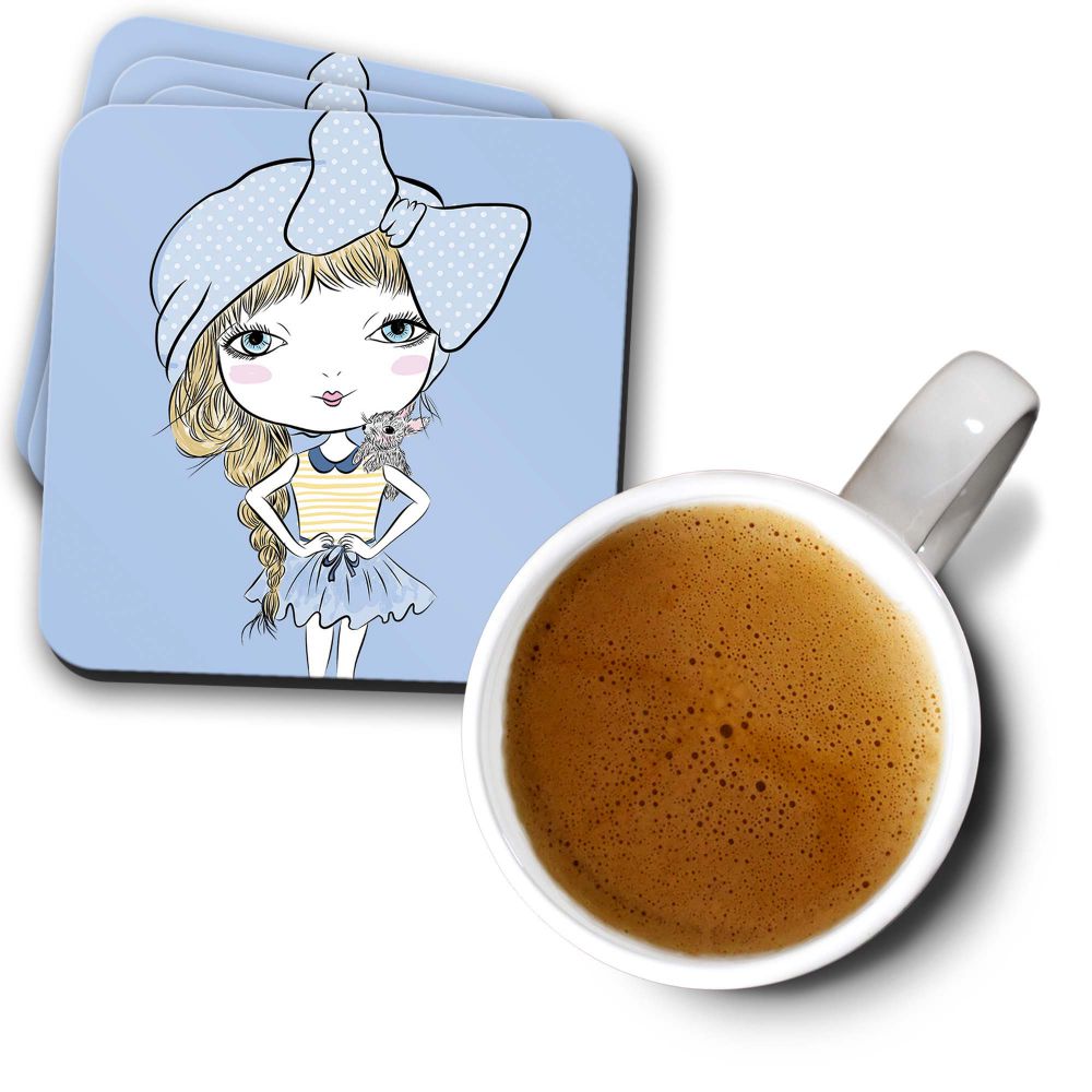 Sweet Little Girl Coasters