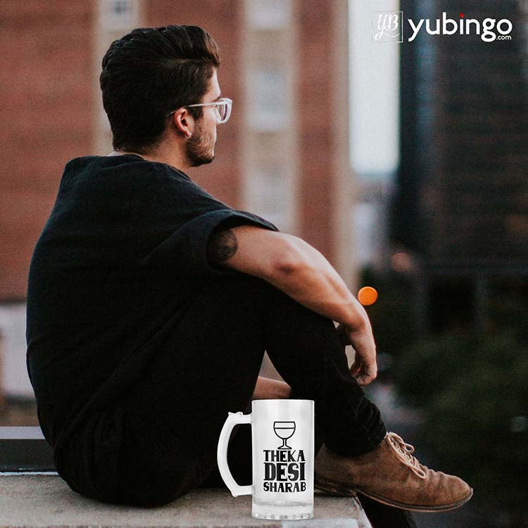 Theka Desi Sharab Beer Mug-Image3