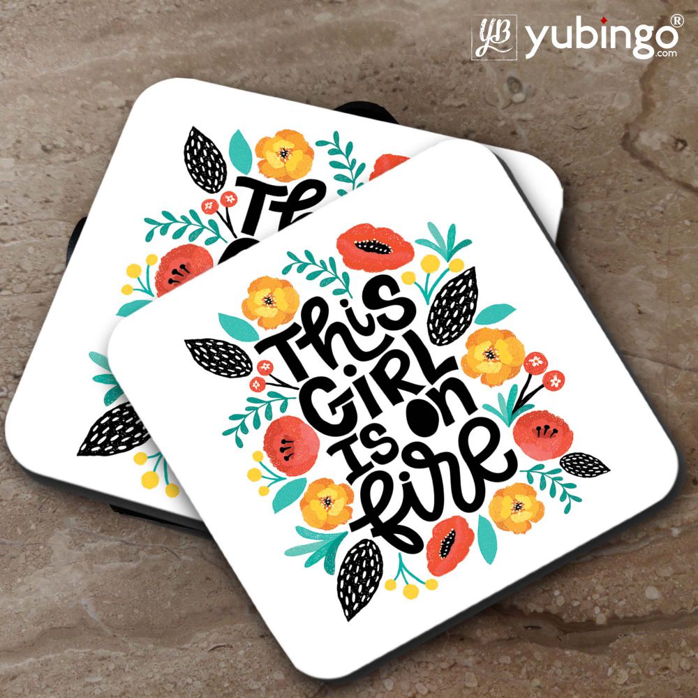 This Girl is One Fire Coasters-Image5