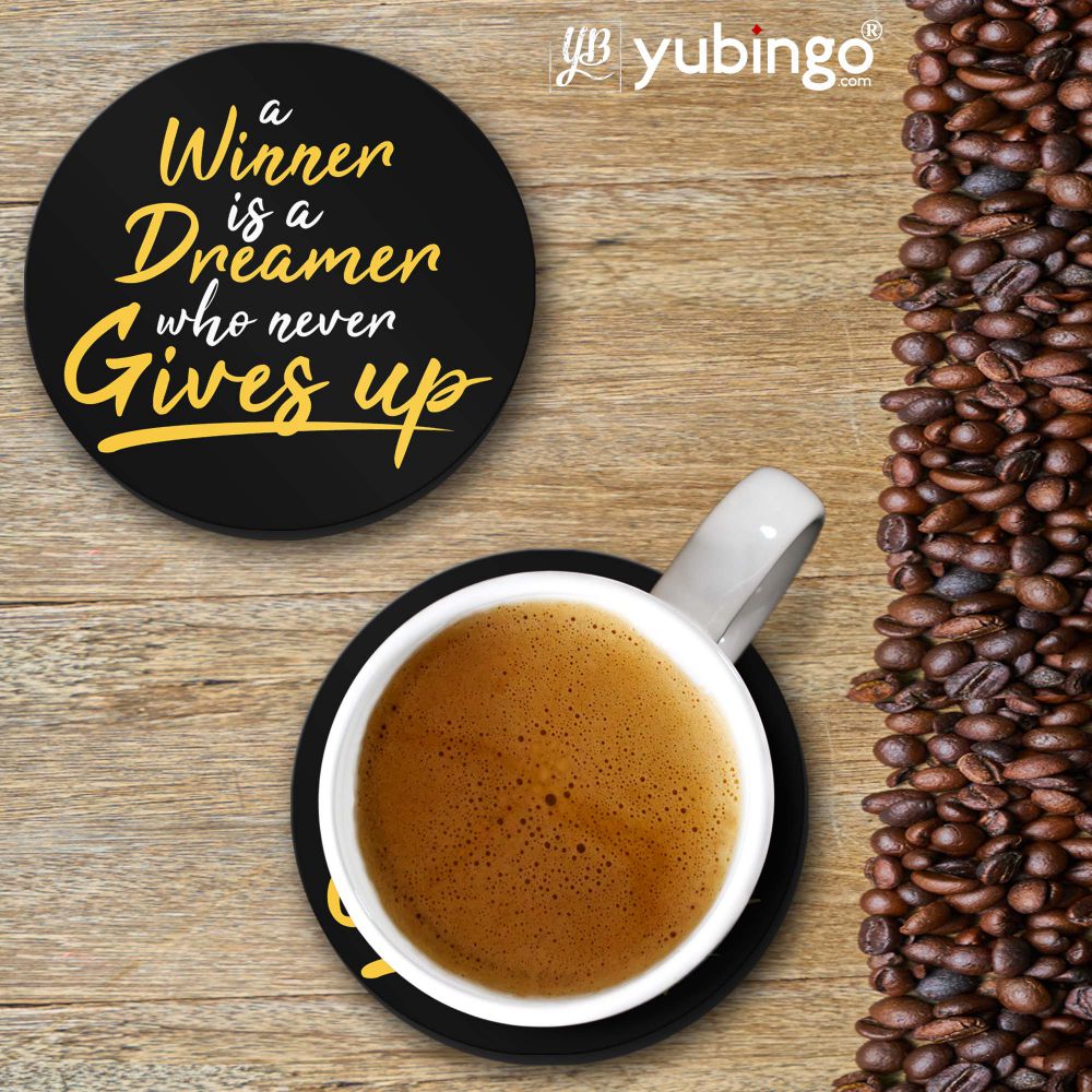 Winner Never Gives Up Coasters-Image4