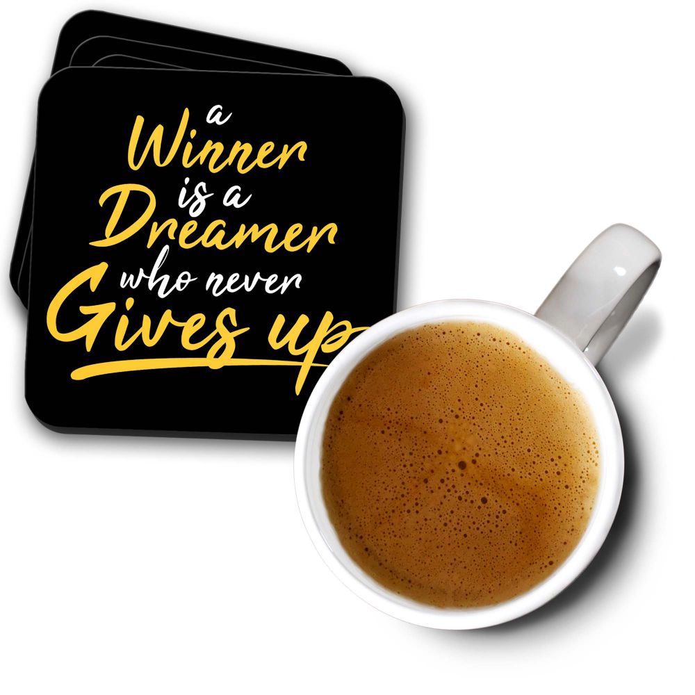 Winner Never Gives Up Coasters