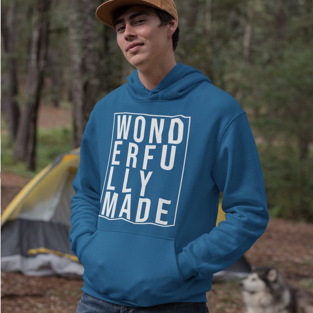 Wonderfully Made Hoodie-Royal