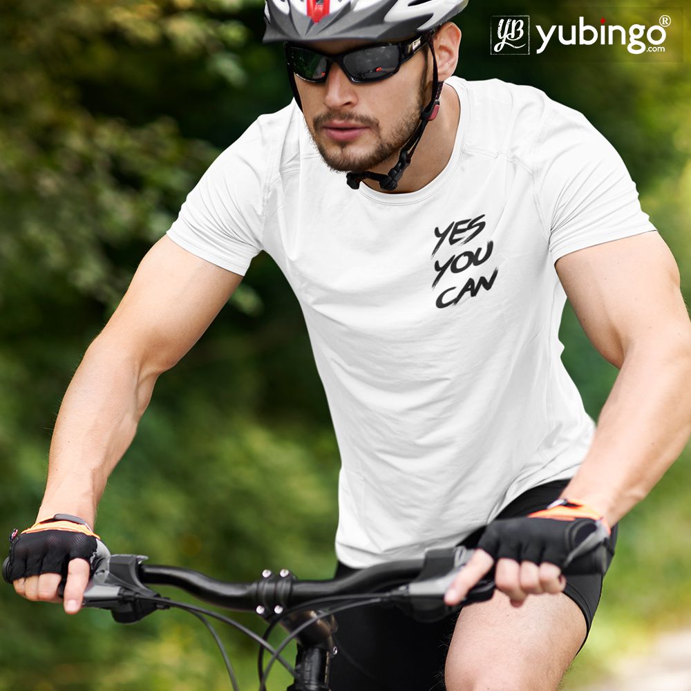 Yes You Can Absolutely T-Shirt-White