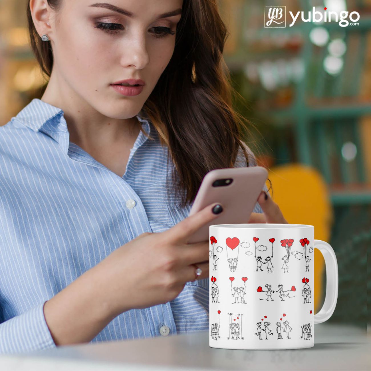 You are my sweetie Coffee Mug with Coaster and Keychain-Image2