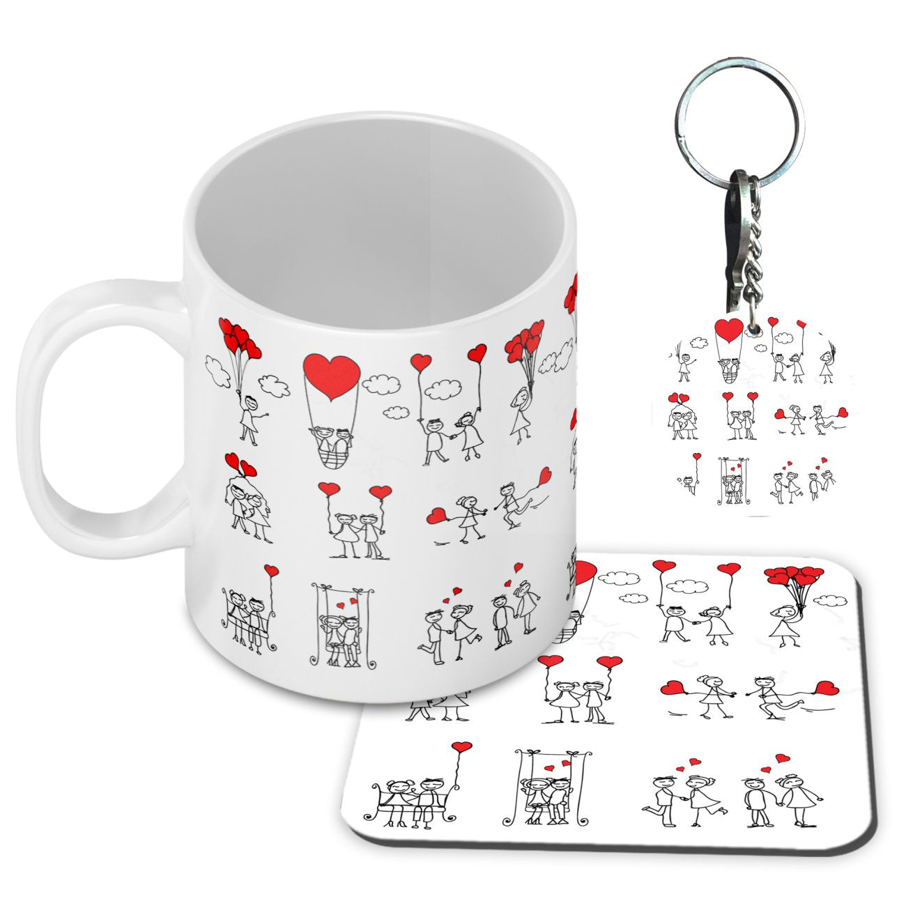 You are my sweetie Coffee Mug with Coaster and Keychain