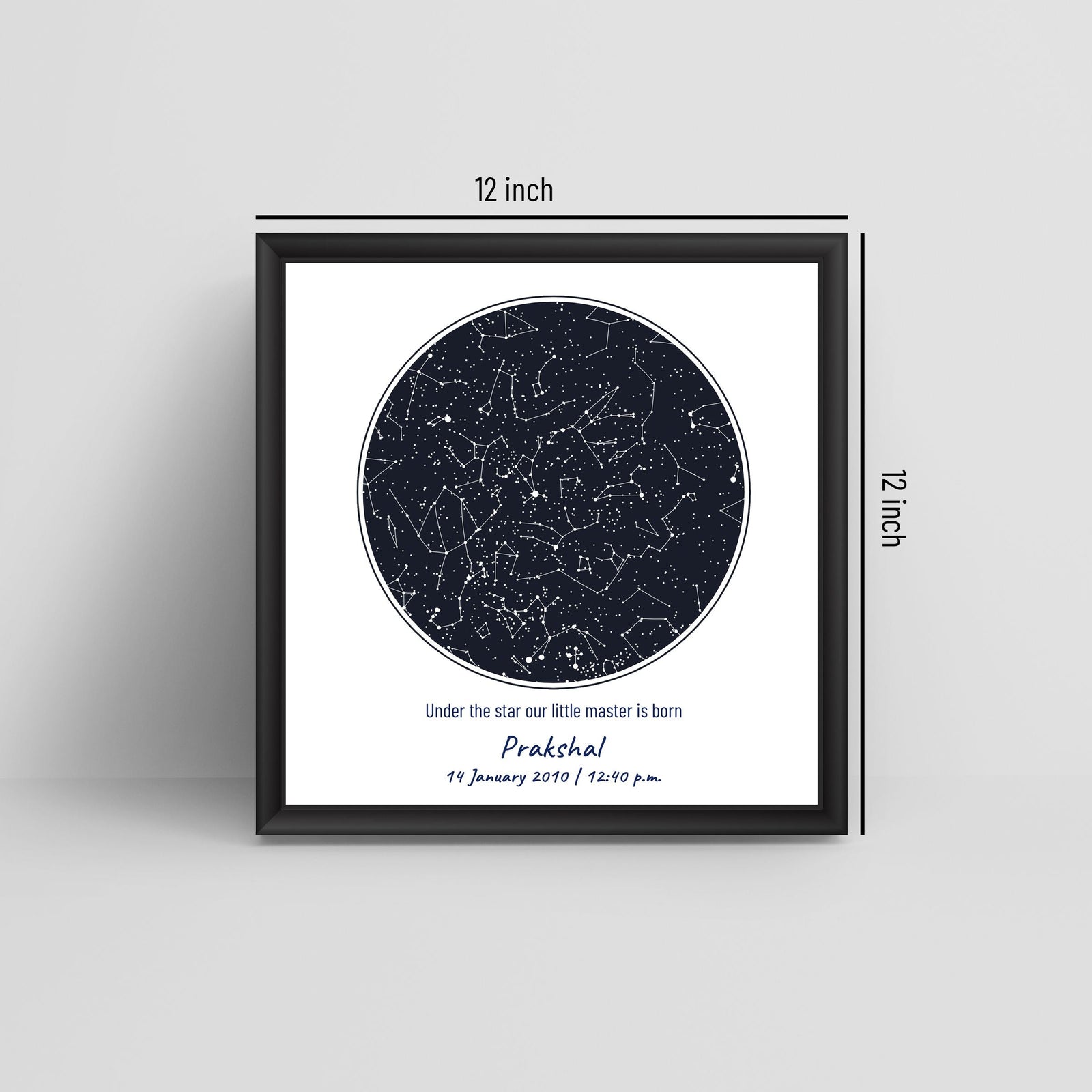 Birthday Sky Map Customised Frame-Image4