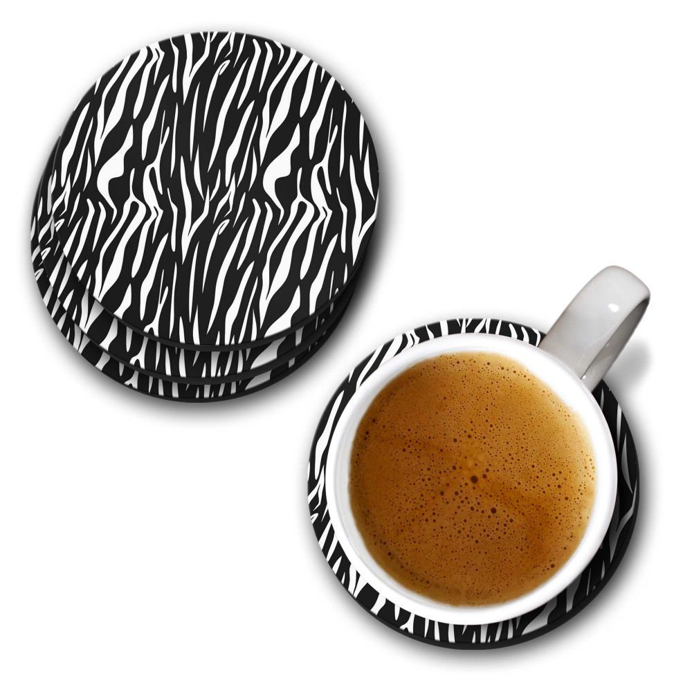 Zebra Stripes Coasters