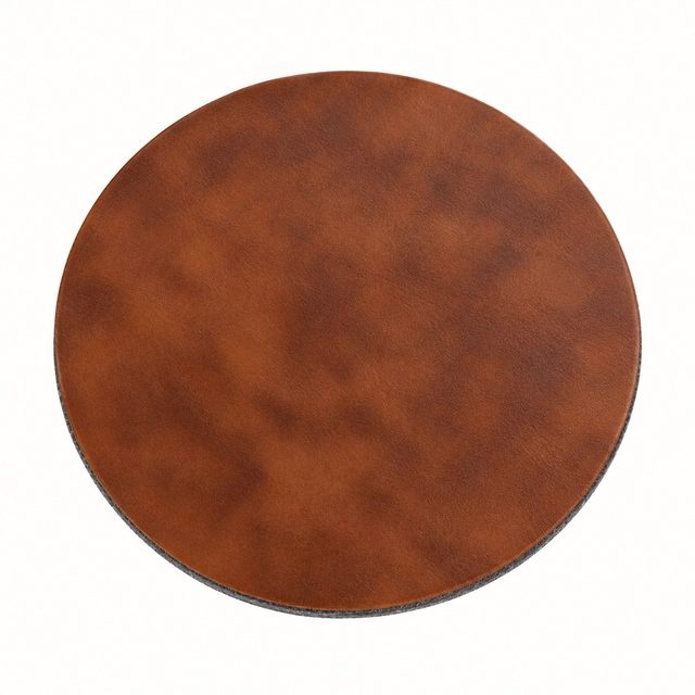 Vegan/felt Round Mouse Pad