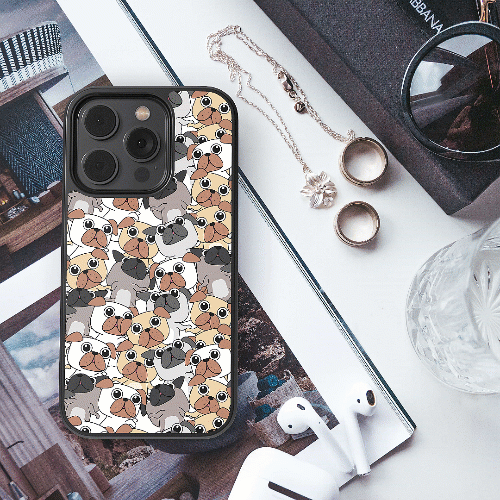 Cute Animal Metal Phones Cases