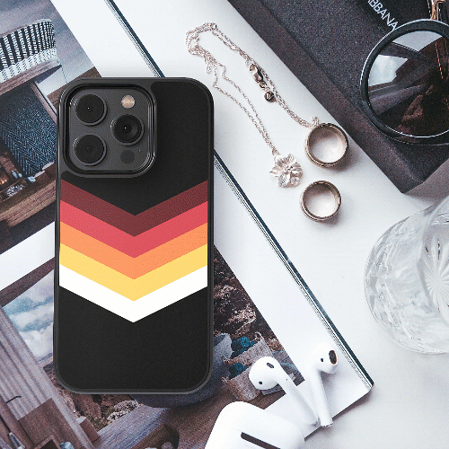 Modern Pattern Metal Phones Cases