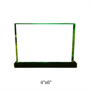 Acrylic Photo Block Color Changing LED Stand with Remote