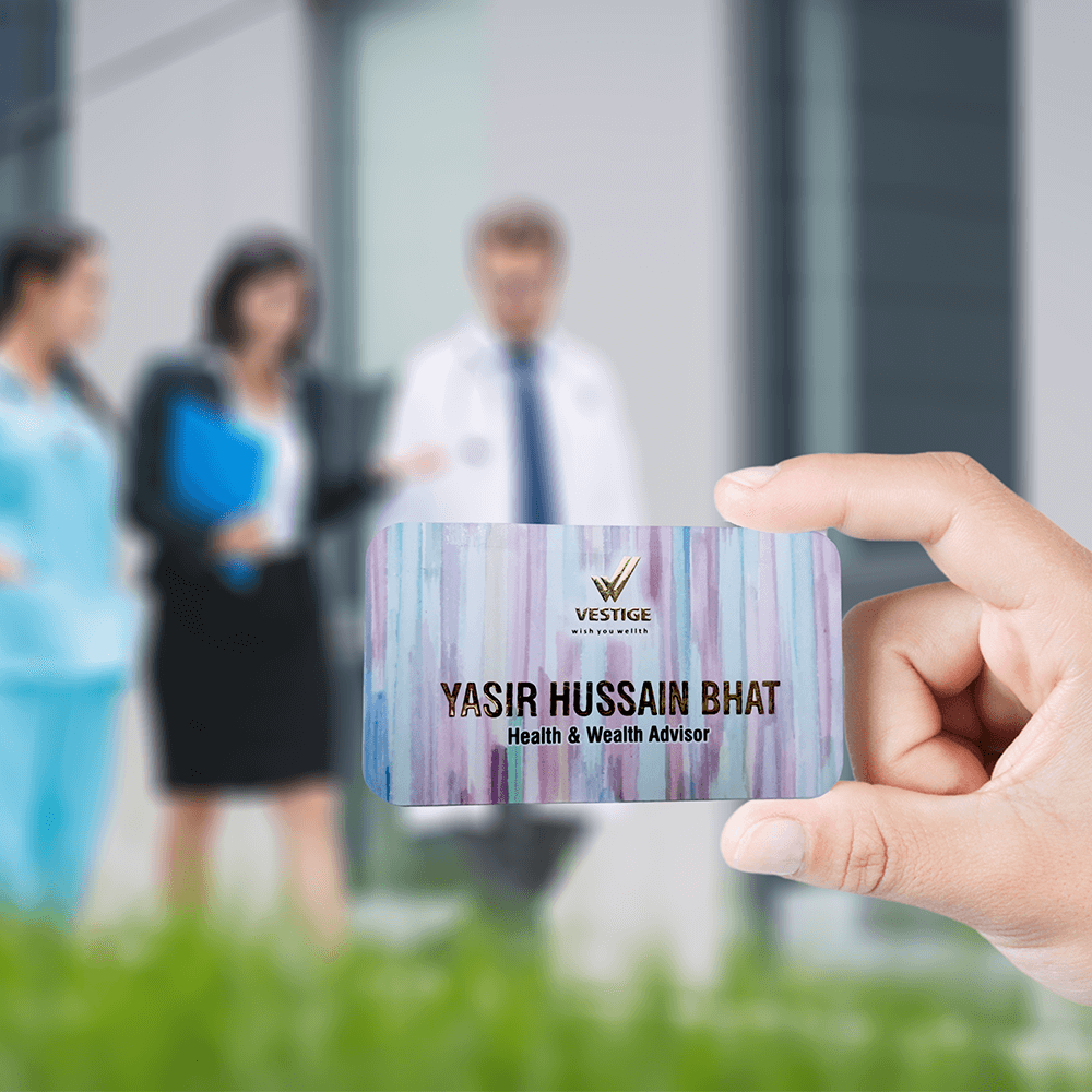 Premium Die Cut Visiting Card - Shape 2