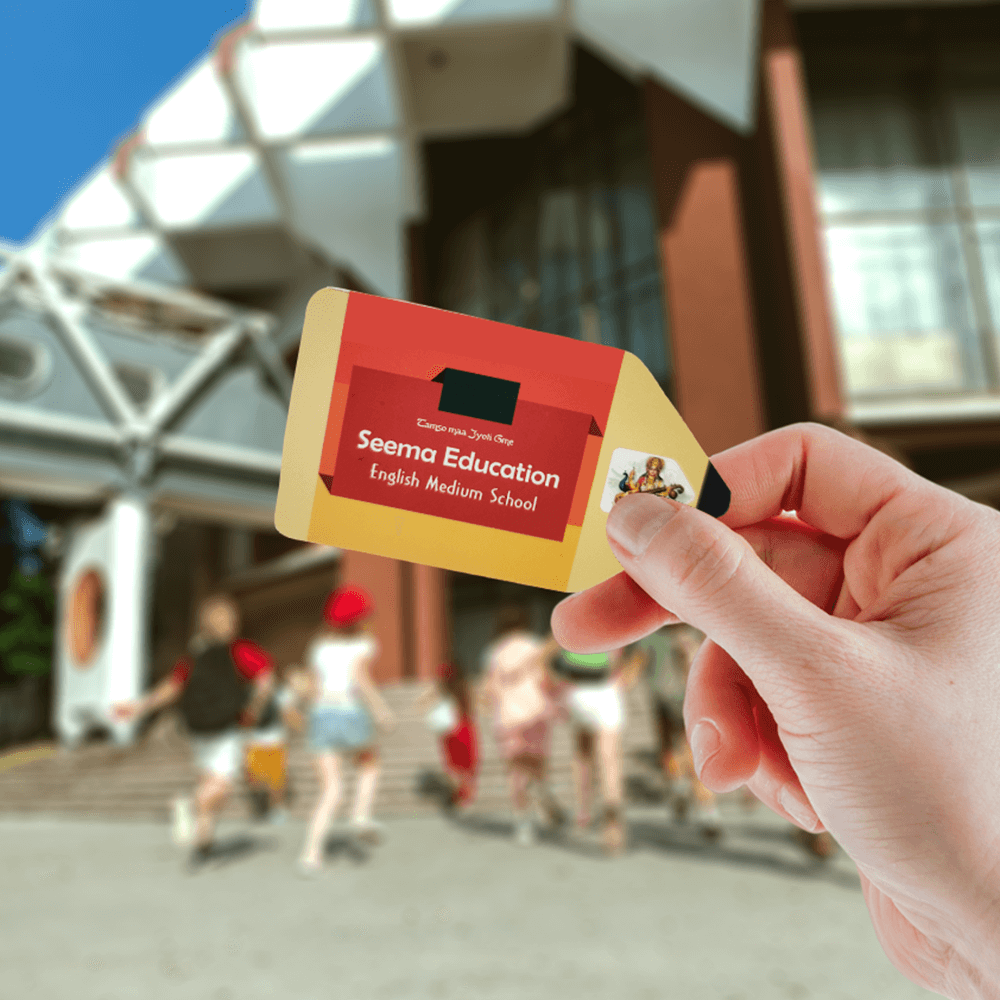 Premium Die Cut Visiting Card - Shape 10