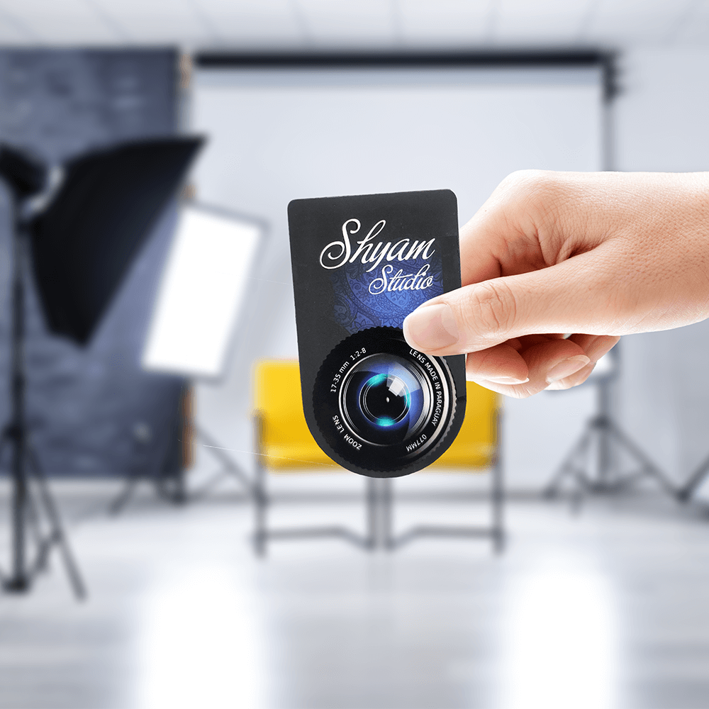 Premium Die Cut Visiting Card - Shape 7