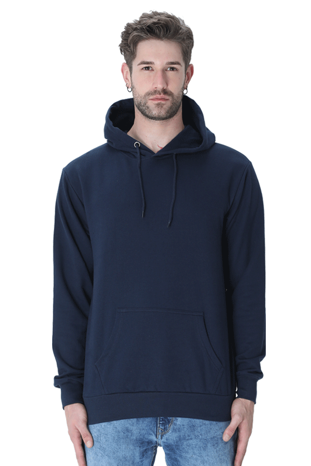 YuBingo Classic Unisex Hooded Sweatshirt – 100% Cotton, Regular Fit, Winter Collection