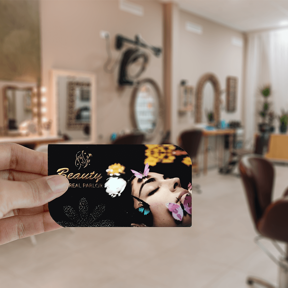 Premium Die Cut Visiting Card - Shape 5