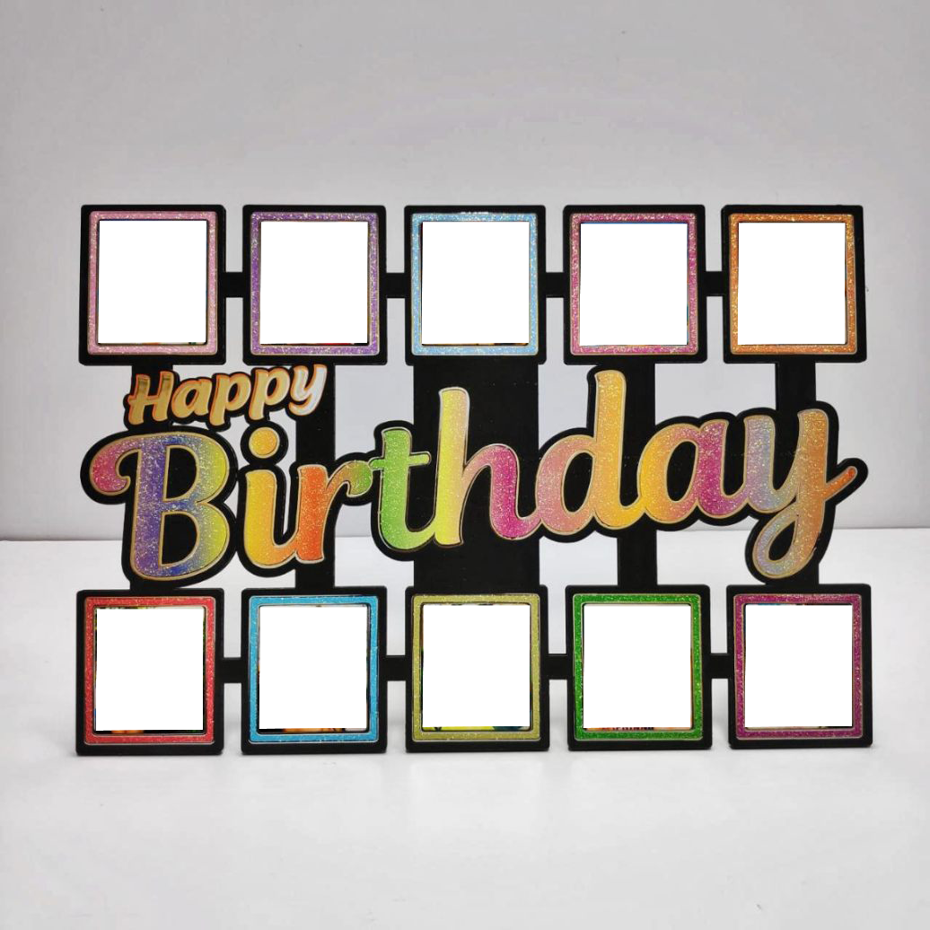 Happy Birthday Collage - 12"x18"
