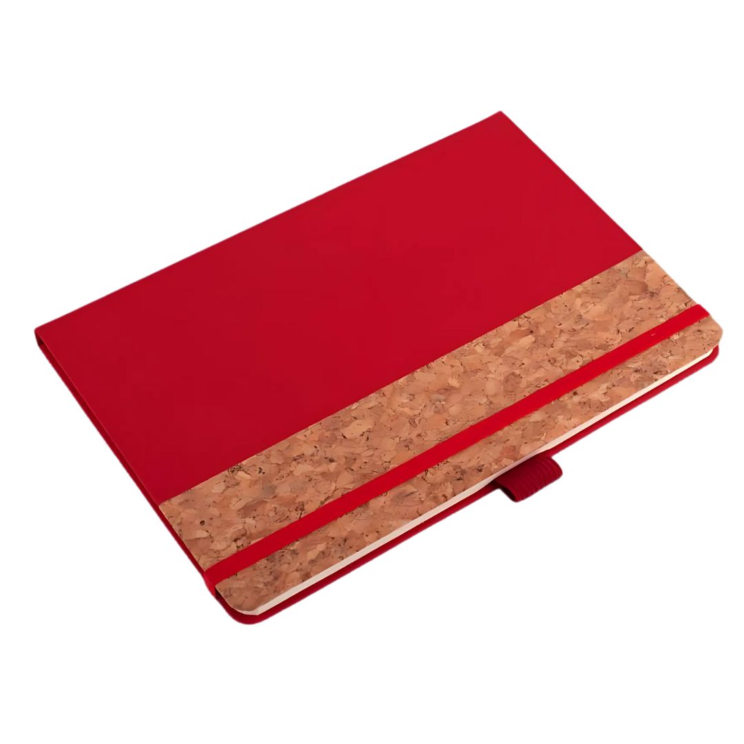 B152 – PU Cork Notebook with Elastic Fastener