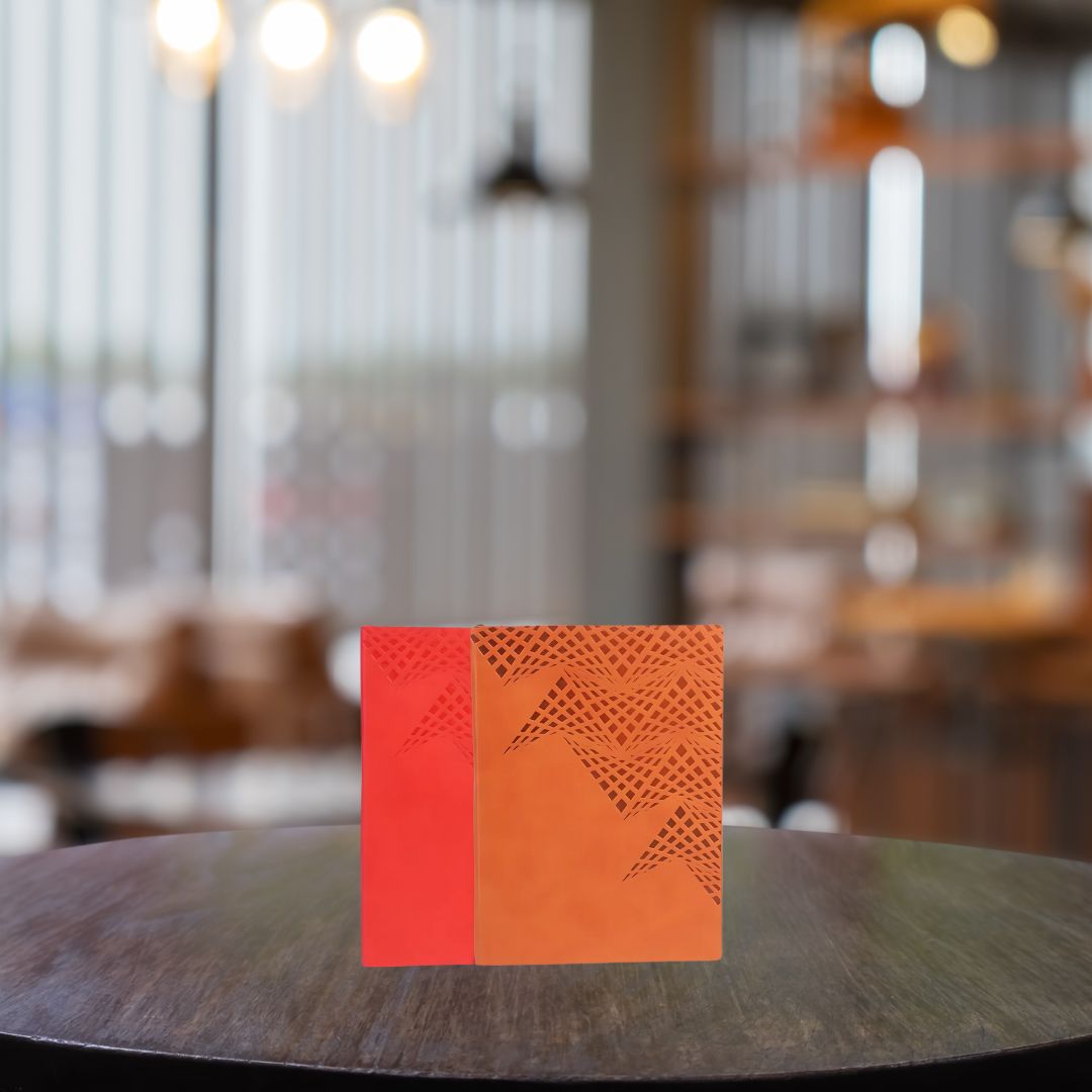 B168 – Origami A5 Notebook with Memorandum and Bookmark Ribbon