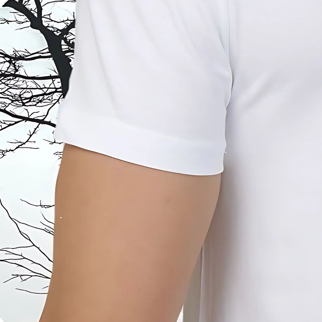 United Colors of Benetton Round Neck Cotton T-Shirt (White)