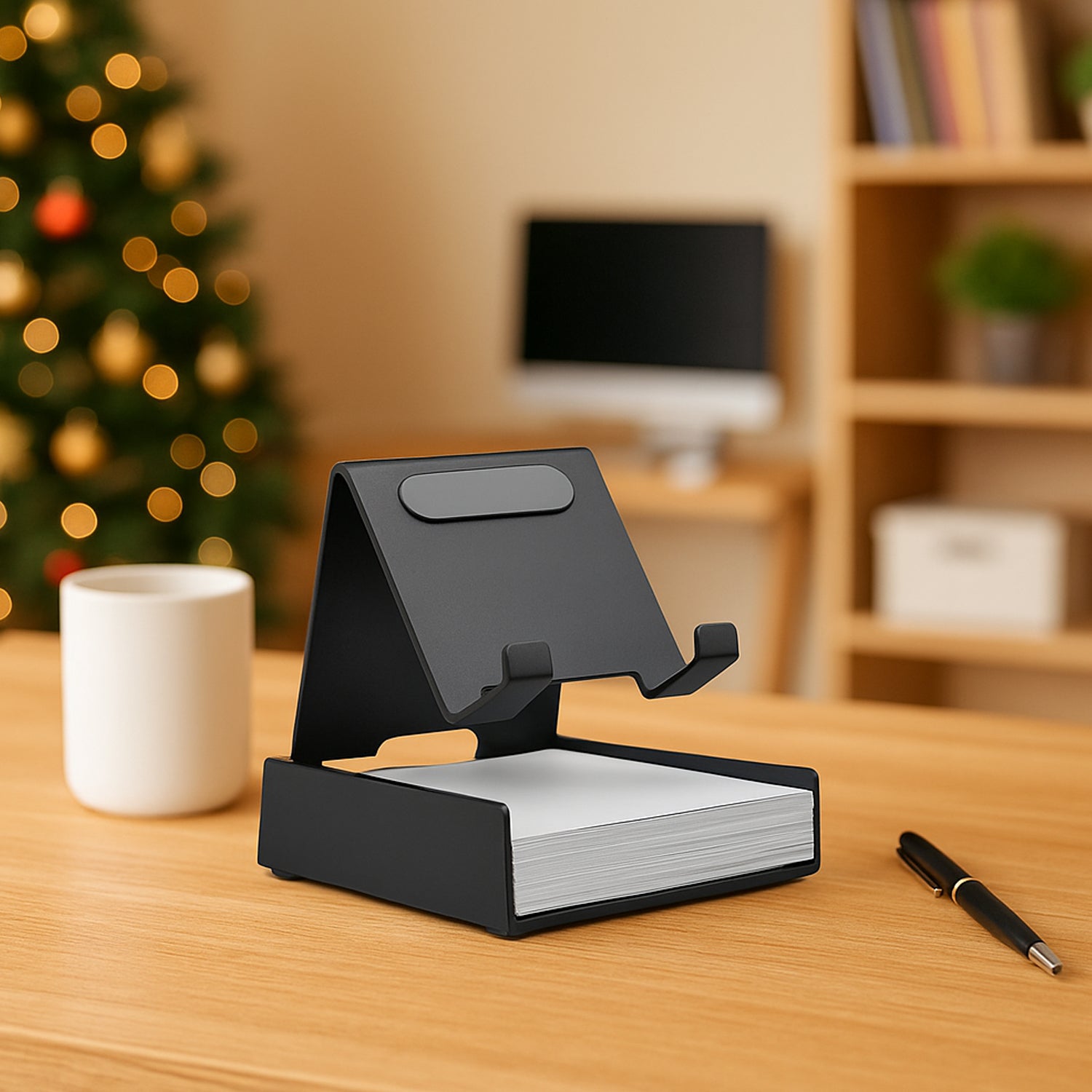 E321 – Metal Mobile Stand with Writing Pad Holder (200 Sheets)