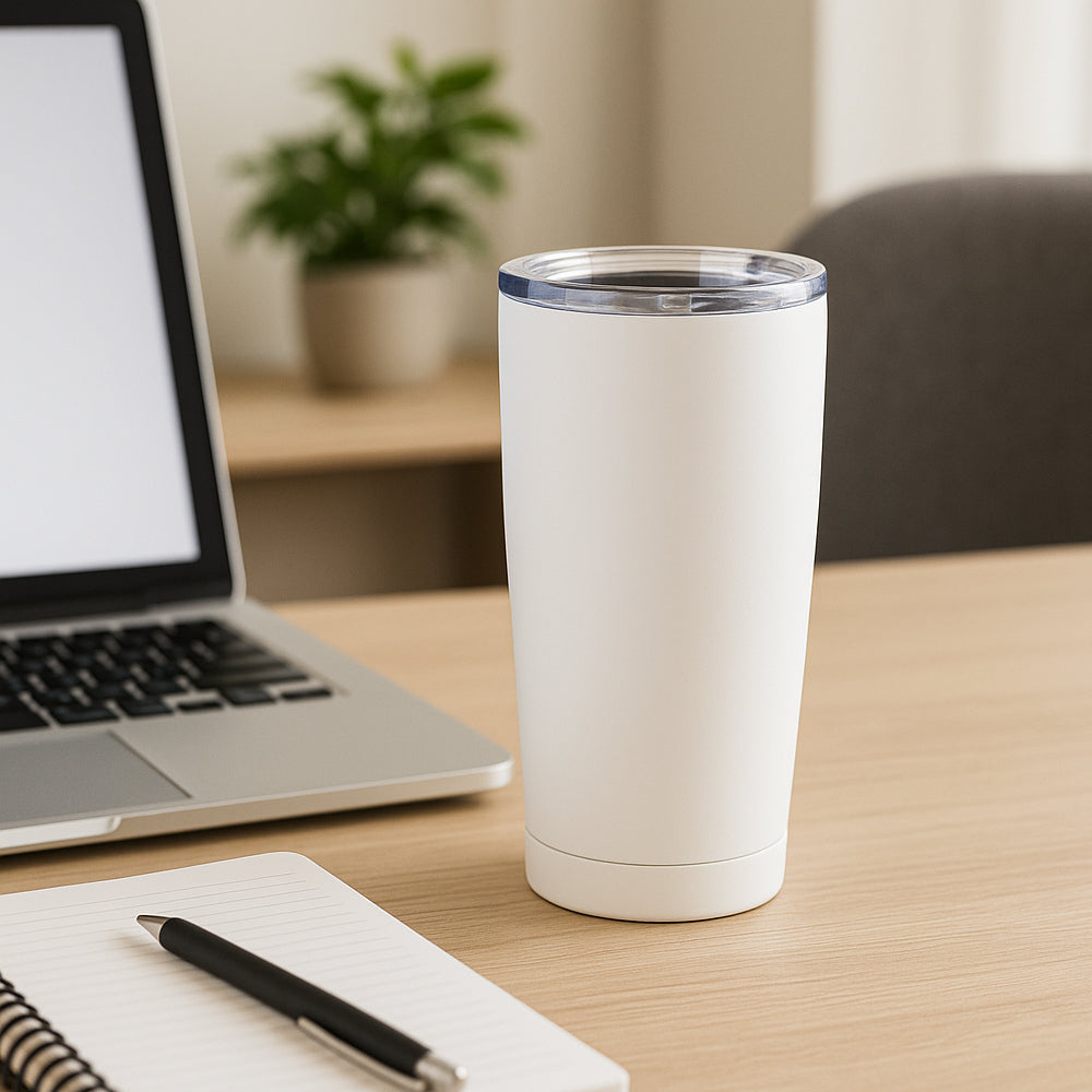 Stainless steel tumbler 600 ml with lid – premium insulated drinkware by YuBingo