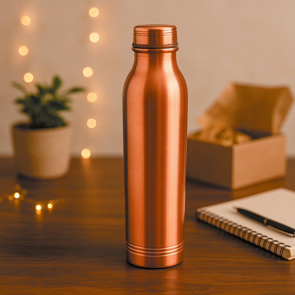 “GBI 4134 pure copper 750 ml water bottle for daily hydration and healthy living”
