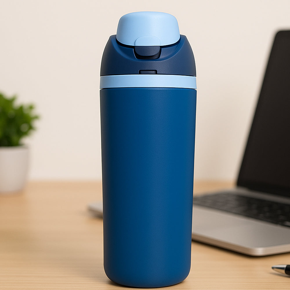GBI-R4054 550ml stainless steel blue water bottle for corporate gifting and everyday use