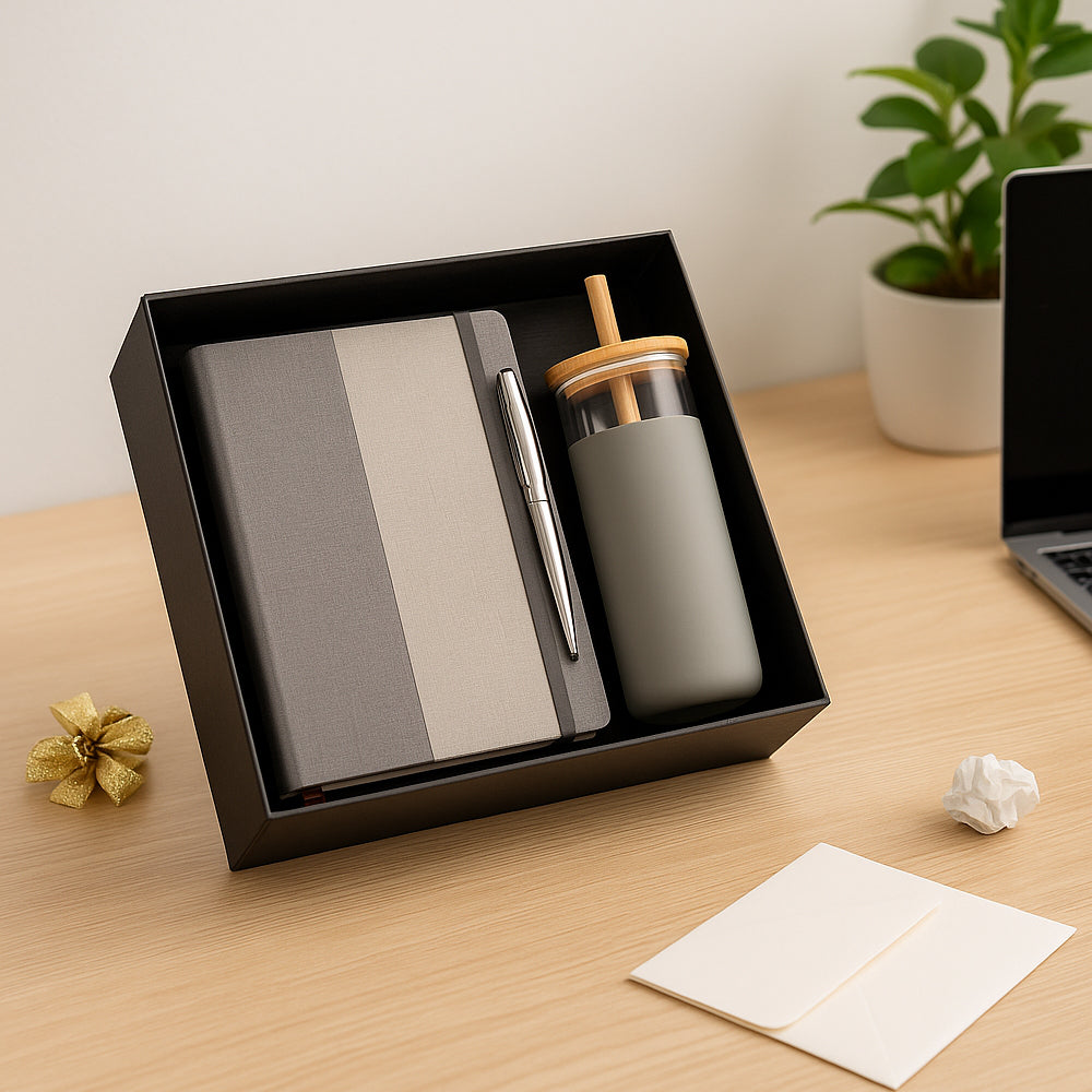 Premium Bottle, Mug &amp; Pen Gift Set for Corporate Gifting