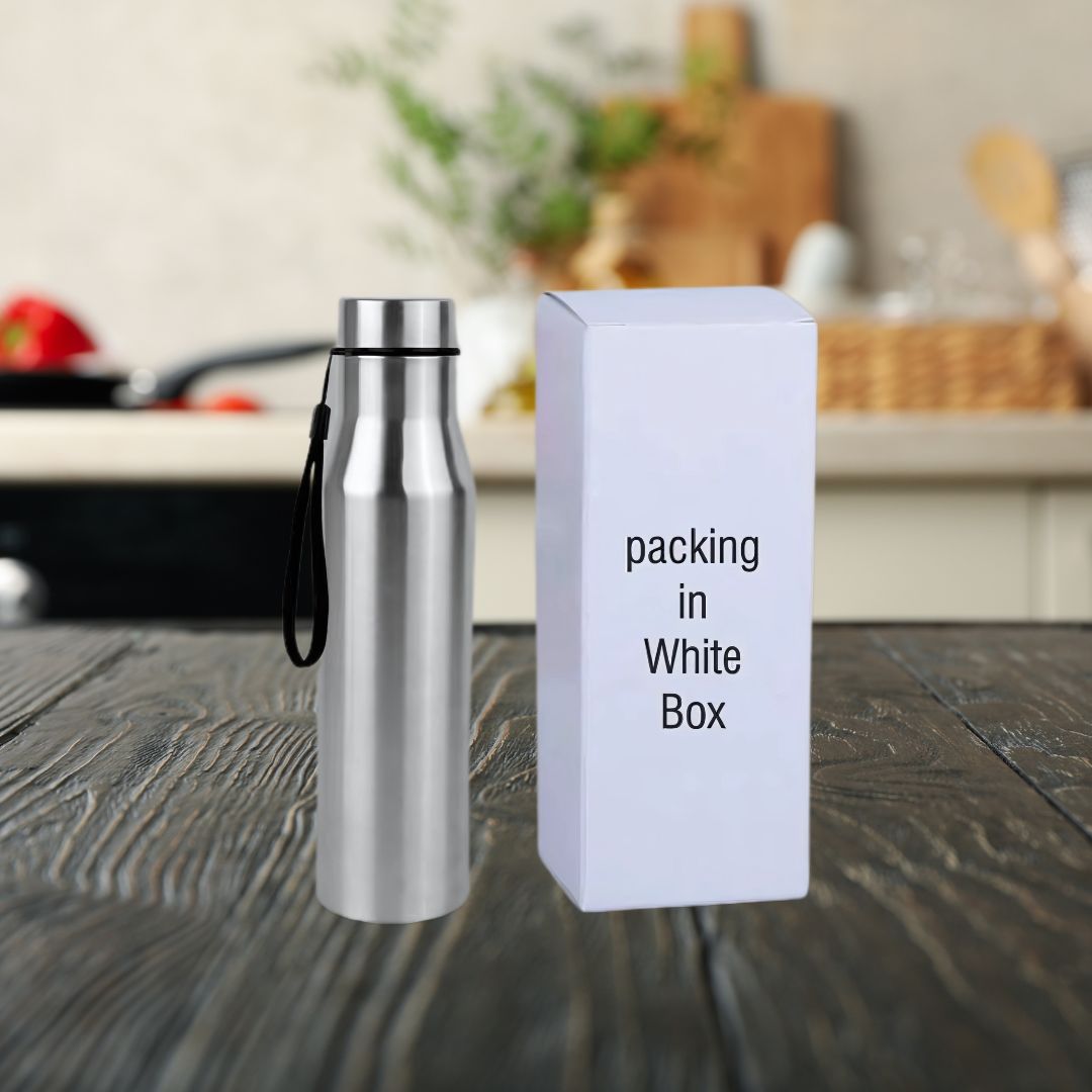 Long cola stainless steel water bottle with gift box