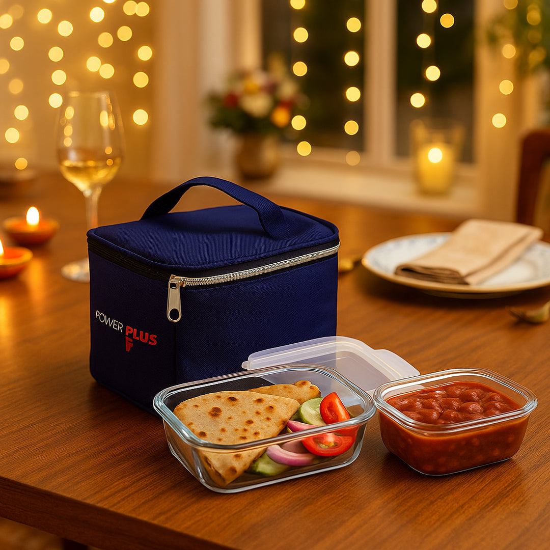 GlassMate 2 lunch box with borosilicate glass containers in a kitchen setup