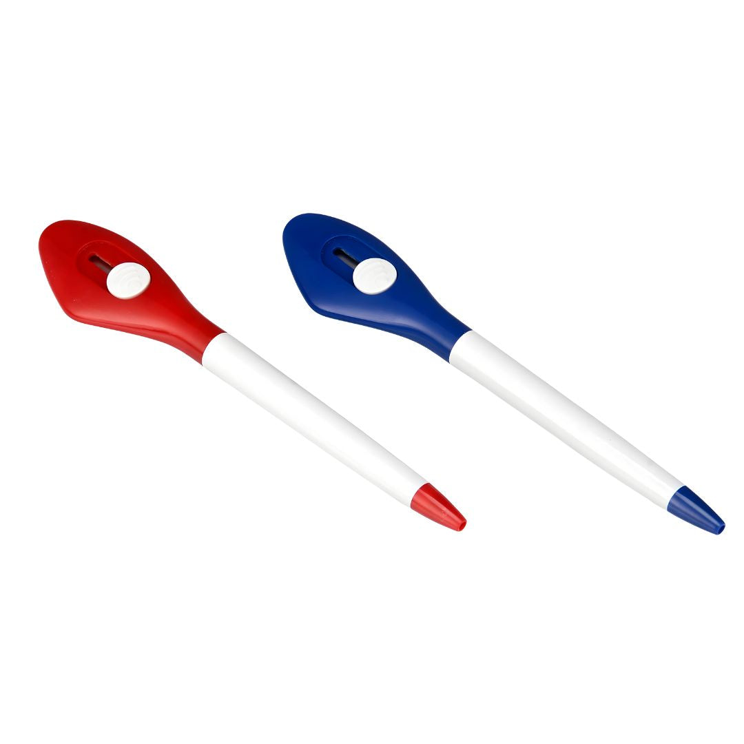 Close-up of Power Plus multifunction pen with safety cutter and letter opener