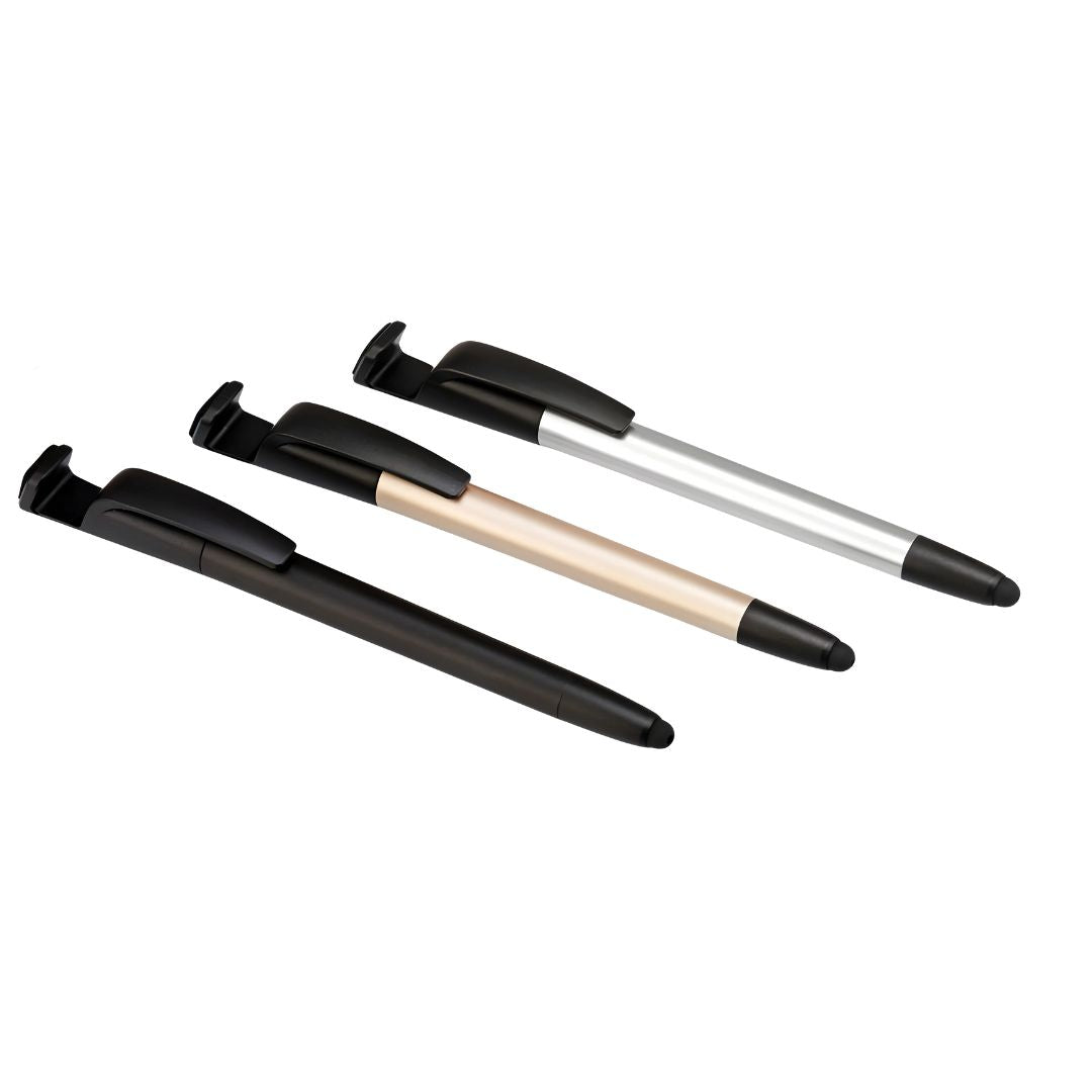 L124     4 in 1 Pen with Mobile Stand, Stylus & Cleaner