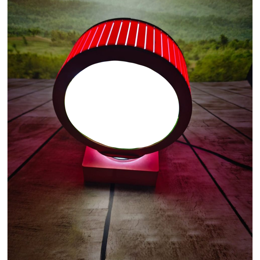 Round Revolving Red Lamp