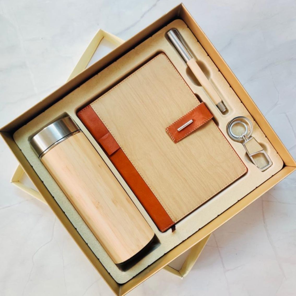 Employee Welcome Kit Set of 4_Brown Color - Corporate Gift