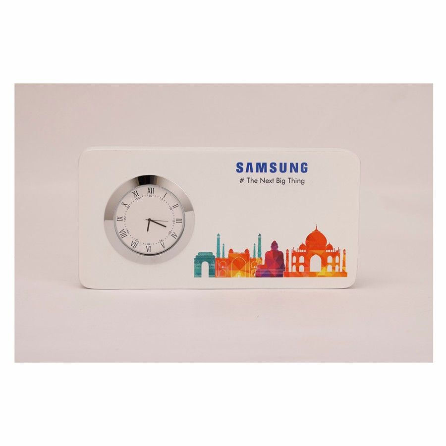 YuBingo Custom Logo Table Clock - Corporate Gift | YuBingo corporate table clock gift
