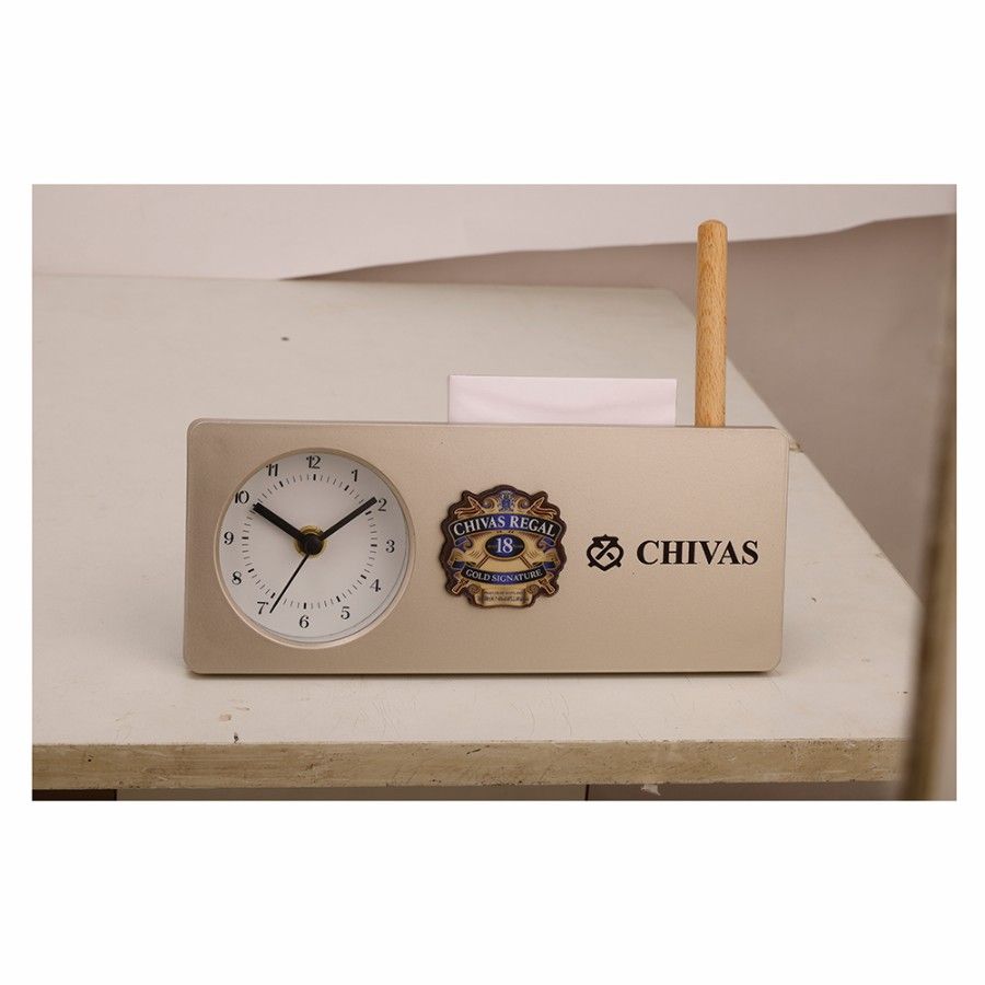 YuBingo Custom Logo Table Clock - Corporate Gift | YuBingo corporate table clock gift