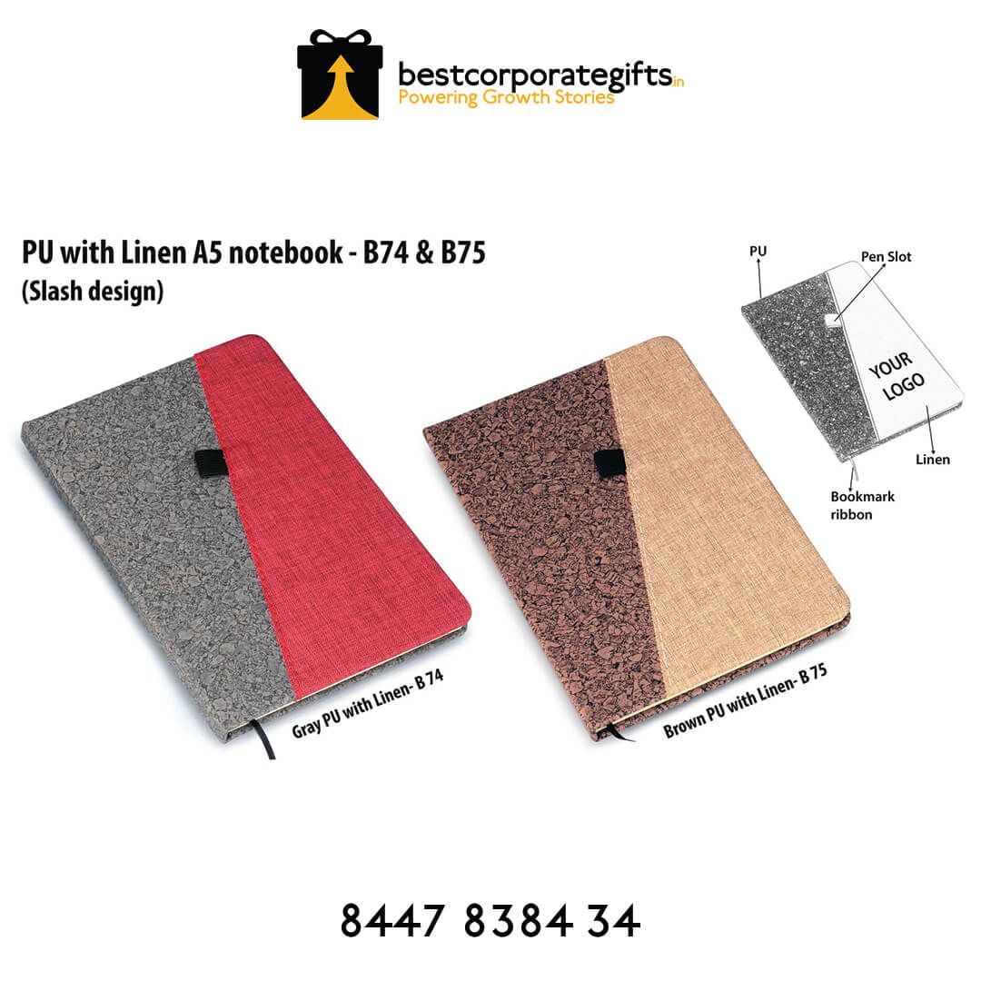 YuBingo A5 notebook with premium quality paper and PU - Corporate Gift