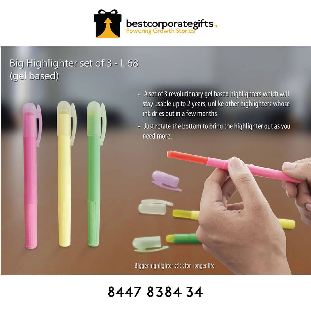 YuBingo Introducing the newest way to highlight:highlighters - Corporate Stationery Gift - Office Stationery by YuBingo