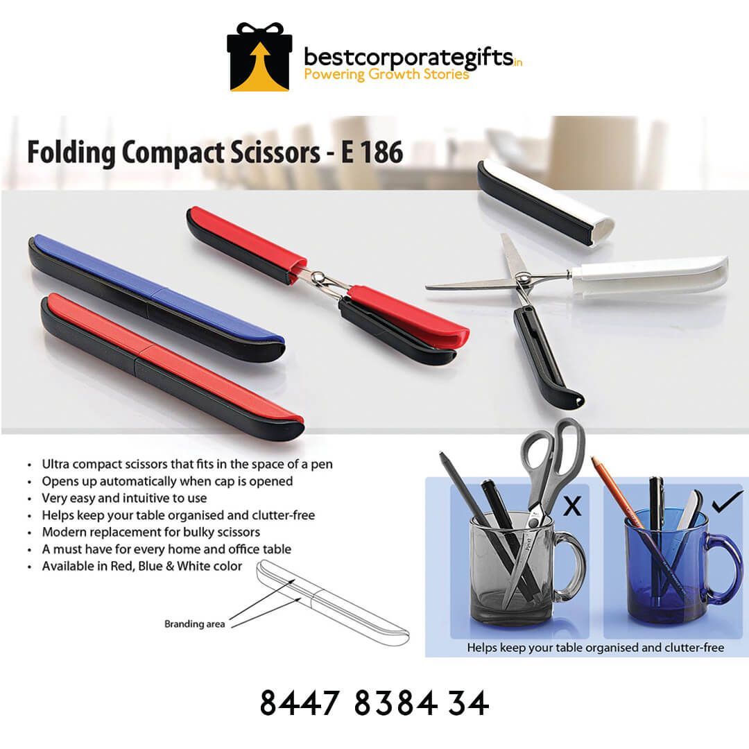 YuBingo Keep your table spick and span with these ultra-compact scissors - Corporate Stationery Gift - Office Stationery by YuBingo